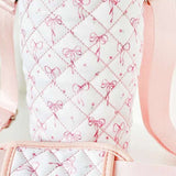 Shop Coconut Lane Coconut Lane Quilted Dainty Bows Tumbler Carry Case Water Bottle for women – premium loungewear and festival fashion at Spoiled Brat
