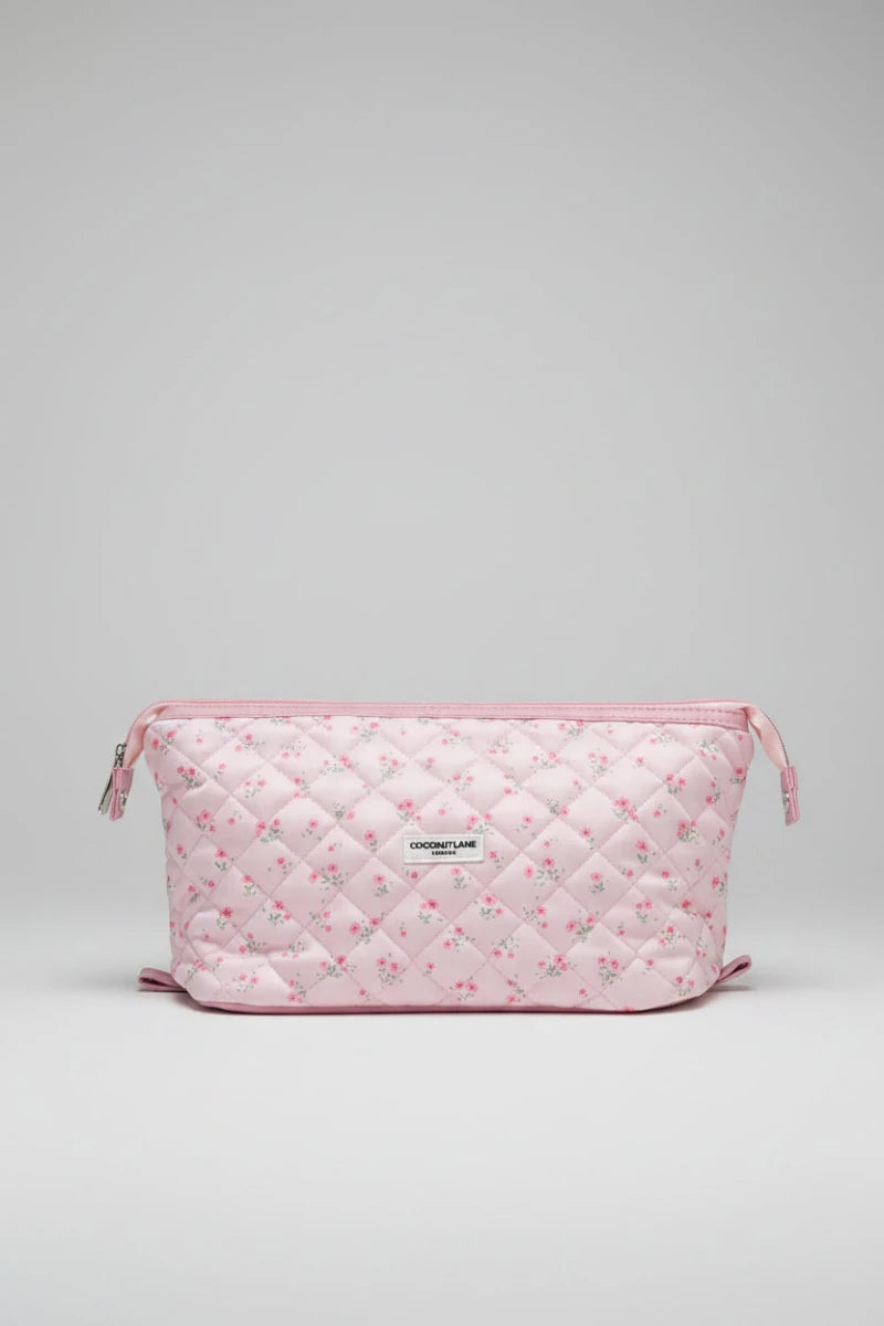 Shop Coconut Lane Coconut Lane Quilted Ditsy Floral Expandable Cosmetic Bag Cosmetic Case for women – premium loungewear and festival fashion at Spoiled Brat