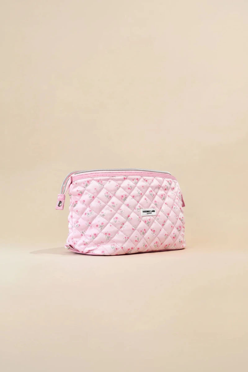Shop Coconut Lane Coconut Lane Quilted Ditsy Floral Expandable Cosmetic Bag Cosmetic Case for women – premium loungewear and festival fashion at Spoiled Brat