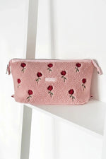 Shop Coconut Lane Coconut Lane Quilted Embroidered Roses Expandable Cosmetic Bag Cosmetic Case for women – premium loungewear and festival fashion at Spoiled Brat