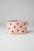 Shop Coconut Lane Coconut Lane Quilted Embroidered Roses Expandable Cosmetic Bag Cosmetic Case for women – premium loungewear and festival fashion at Spoiled Brat