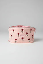 Shop Coconut Lane Coconut Lane Quilted Embroidered Roses Expandable Cosmetic Bag Cosmetic Case for women – premium loungewear and festival fashion at Spoiled Brat