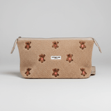 Shop Coconut Lane Coconut Lane Quilted Embroidered Theo Teddy Expandable Cosmetic Bag Cosmetic Case for women – premium loungewear and festival fashion at Spoiled Brat