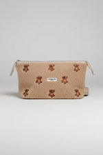 Shop Coconut Lane Coconut Lane Quilted Embroidered Theo Teddy Expandable Cosmetic Bag Cosmetic Case for women – premium loungewear and festival fashion at Spoiled Brat