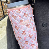Shop Coconut Lane Coconut Lane Quilted Thea Teddy Tumbler Carry Case Water Bottle for women – premium loungewear and festival fashion at Spoiled Brat
