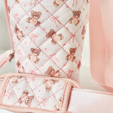 Shop Coconut Lane Coconut Lane Quilted Thea Teddy Tumbler Carry Case Water Bottle for women – premium loungewear and festival fashion at Spoiled Brat