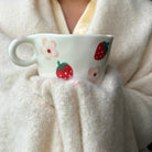 Shop Coconut Lane Coconut Lane Strawberries & Floral Mug Mug for women – premium loungewear and festival fashion at Spoiled Brat