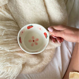 Shop Coconut Lane Coconut Lane Strawberries & Floral Mug Mug for women – premium loungewear and festival fashion at Spoiled Brat