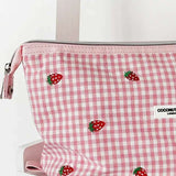 Shop Coconut Lane Coconut Lane Strawberry Picnic Magic Lifestyle Pouch Cosmetic Case for women – premium loungewear and festival fashion at Spoiled Brat