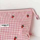 Shop Coconut Lane Coconut Lane Strawberry Picnic Magic Lifestyle Pouch Cosmetic Case for women – premium loungewear and festival fashion at Spoiled Brat