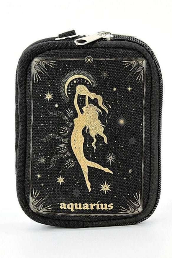 Shop Comeco INC Zodiac Sign Wristlet Purse Purse for women – premium loungewear and festival fashion at Spoiled Brat