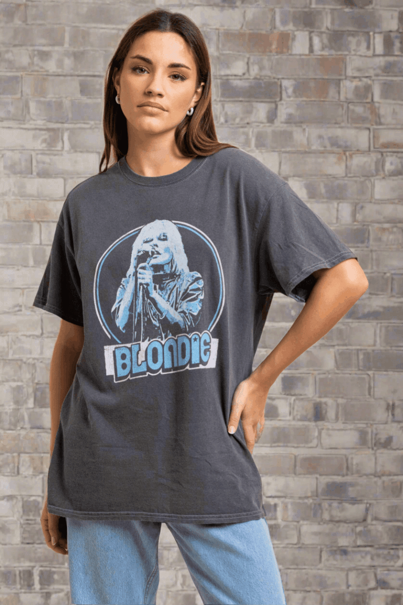 Shop Daisy Street Daisy Street Blondie Tyler Tee T-Shirts for women – premium loungewear and festival fashion at Spoiled Brat