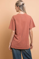 Shop Daisy Street Daisy Street Blondie Washed Tyler Tee T-Shirts for women – premium loungewear and festival fashion at Spoiled Brat