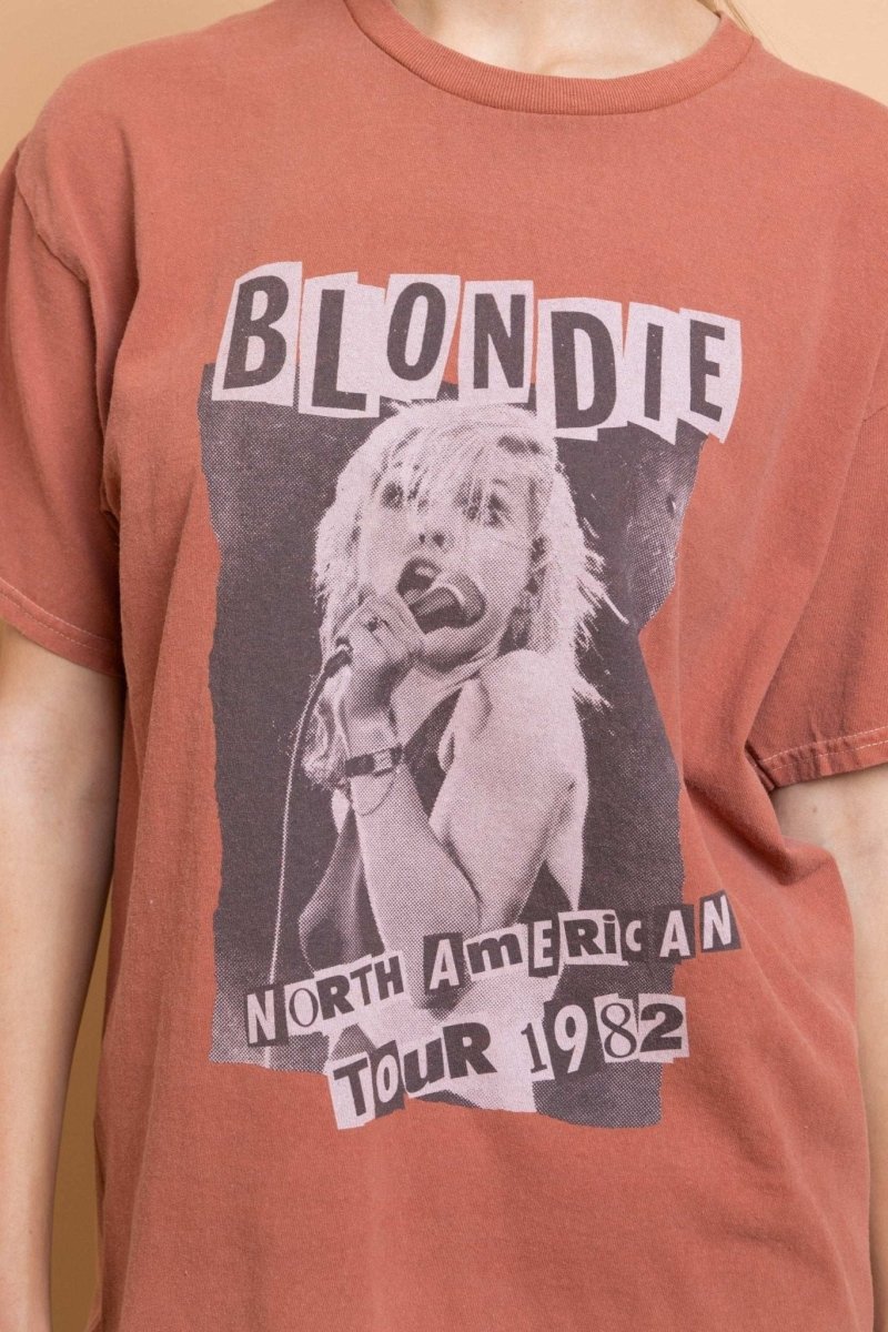Shop Daisy Street Daisy Street Blondie Washed Tyler Tee T-Shirts for women – premium loungewear and festival fashion at Spoiled Brat