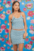 Shop Daisy Street Daisy Street Bubble Floral Lace Mini Skirt Mini Skirt for women – premium loungewear and festival fashion at Spoiled Brat