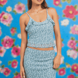 Shop Daisy Street Daisy Street Bubble Floral Lace Mini Skirt Mini Skirt for women – premium loungewear and festival fashion at Spoiled Brat