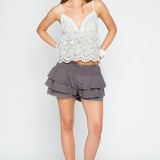 Shop Daisy Street Daisy Street Coconut Shorts Shorts for women – premium loungewear and festival fashion at Spoiled Brat
