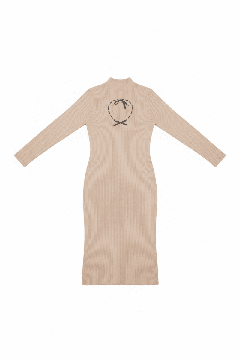 Shop Daisy Street Daisy Street Cream Heart Cutout Midaxi Dress Maxi Dress for women – premium loungewear and festival fashion at Spoiled Brat
