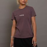 Shop Daisy Street Daisy Street Crying Printed Tee T-Shirts for women – premium loungewear and festival fashion at Spoiled Brat