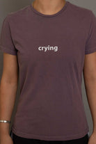 Shop Daisy Street Daisy Street Crying Printed Tee T-Shirts for women – premium loungewear and festival fashion at Spoiled Brat