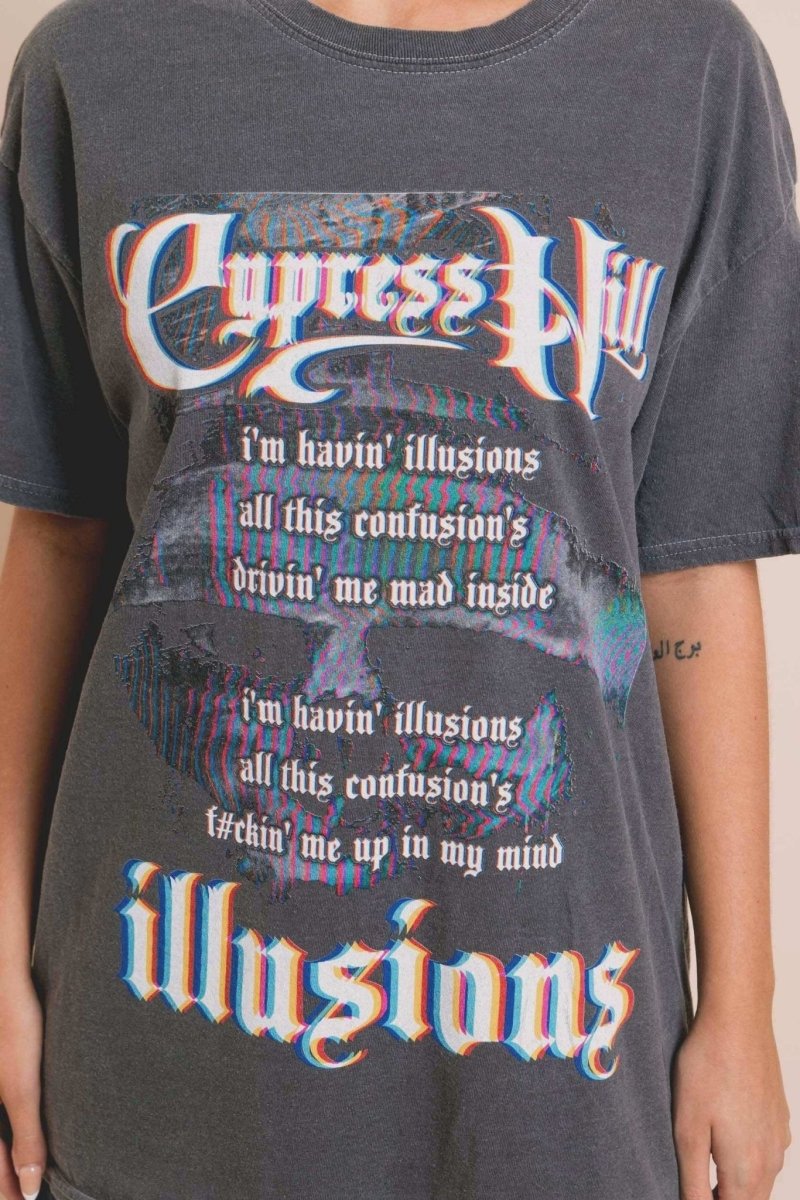 Shop Daisy Street Daisy Street Cypress Hill Washed Tyler Tee T-Shirts for women – premium loungewear and festival fashion at Spoiled Brat