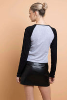 Shop Daisy Street Daisy Street Deer Contrast Raglan Sleeve Tee T-Shirts for women – premium loungewear and festival fashion at Spoiled Brat