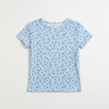 Shop Daisy Street Daisy Street Ditsy Ribbed Jersey Lace Trimmed Baby Tee Pyjamas for women – premium loungewear and festival fashion at Spoiled Brat