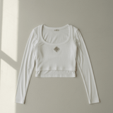 Shop Daisy Street Daisy Street Double Layered Top with Embroidery Long Sleeved Top for women – premium loungewear and festival fashion at Spoiled Brat