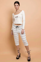 Daisy Street Embroidered Detail Long Sleeved Top - Spoiled Brat