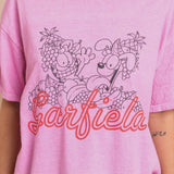 Shop Daisy Street Daisy Street Garfield Washed Tyler Tee T-Shirts for women – premium loungewear and festival fashion at Spoiled Brat