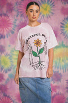 Shop Daisy Street Daisy Street Grateful Dead Daisy Tie Dye Tee T-Shirts for women – premium loungewear and festival fashion at Spoiled Brat