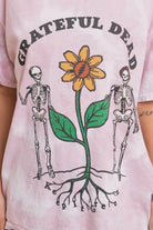 Shop Daisy Street Daisy Street Grateful Dead Daisy Tie Dye Tee T-Shirts for women – premium loungewear and festival fashion at Spoiled Brat