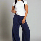 Shop Daisy Street Daisy Street Mid Rise Wide Leg Joggers Jogger Bottoms for women – premium loungewear and festival fashion at Spoiled Brat