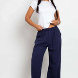 Shop Daisy Street Daisy Street Mid Rise Wide Leg Joggers Jogger Bottoms for women – premium loungewear and festival fashion at Spoiled Brat