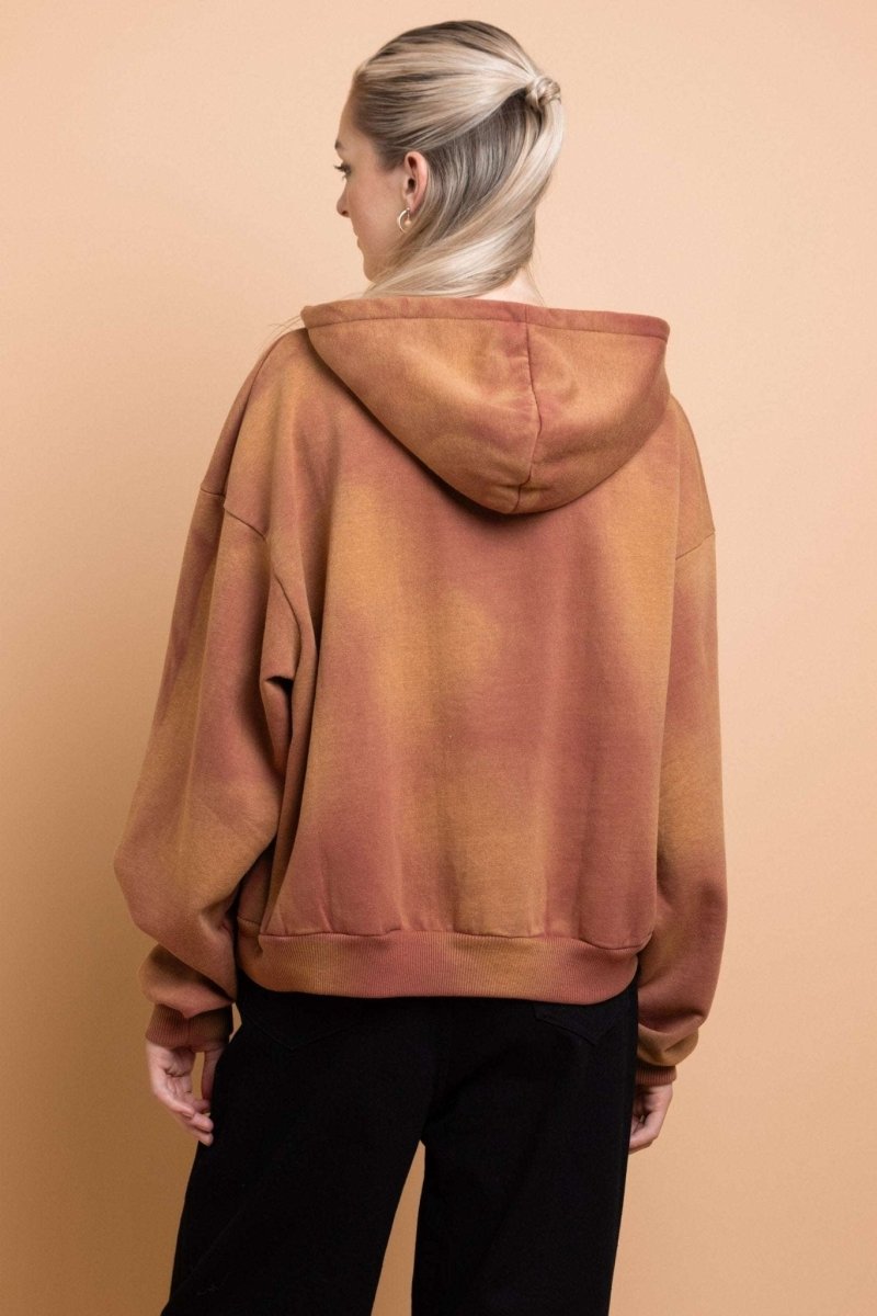 Shop Daisy Street Daisy Street Problem V Neck Hoodie Hoodie for women – premium loungewear and festival fashion at Spoiled Brat