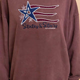 Shop Daisy Street Daisy Street States and Stars Vintage Sweater Sweater for women – premium loungewear and festival fashion at Spoiled Brat