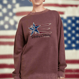 Shop Daisy Street Daisy Street States and Stars Vintage Sweater Sweater for women – premium loungewear and festival fashion at Spoiled Brat