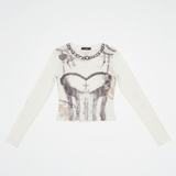 Shop Daisy Street Daisy Street Tease Top Long Sleeved Top for women – premium loungewear and festival fashion at Spoiled Brat