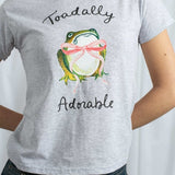 Shop Daisy Street Daisy Street Toadally Adorable Baby Tee T-Shirt for women – premium loungewear and festival fashion at Spoiled Brat