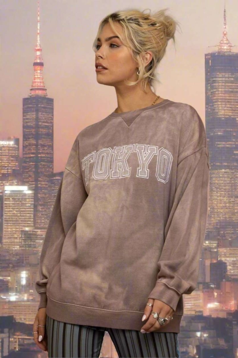 Shop Daisy Street Daisy Street Tokyo Sunblast Sweater Sweater for women – premium loungewear and festival fashion at Spoiled Brat
