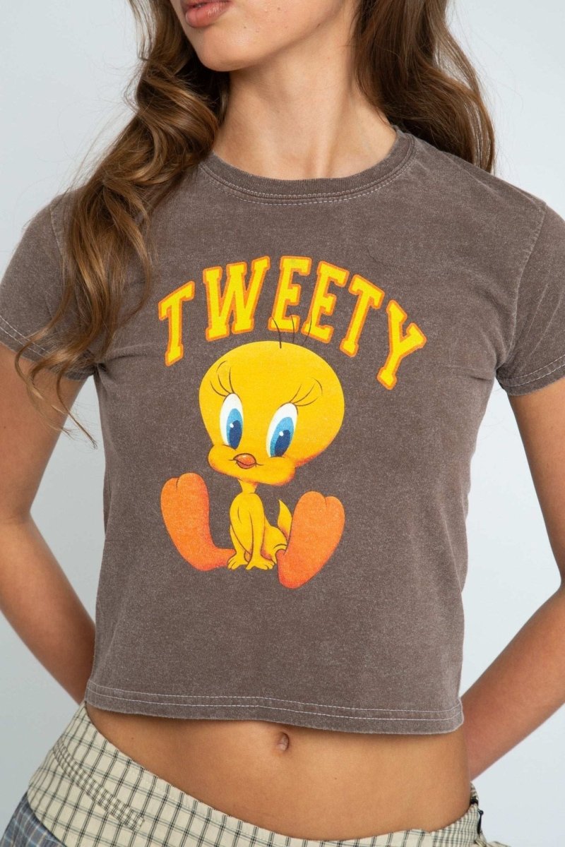 Shop Daisy Street Daisy Street Tweetie Pie T-Shirt T-Shirt for women – premium loungewear and festival fashion at Spoiled Brat