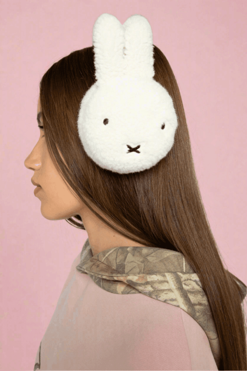 Shop Daisy Street Daisy Street x Miffy Borg Ear Muffs Ear Muffs for women – premium loungewear and festival fashion at Spoiled Brat