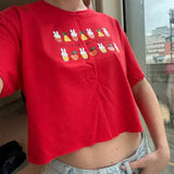 Shop Daisy Street Daisy Street x Miffy You Cant Not Love Me Crop Tee T-Shirts for women – premium loungewear and festival fashion at Spoiled Brat