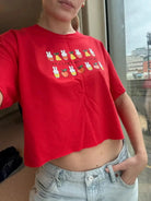 Shop Daisy Street Daisy Street x Miffy You Cant Not Love Me Crop Tee T-Shirts for women – premium loungewear and festival fashion at Spoiled Brat