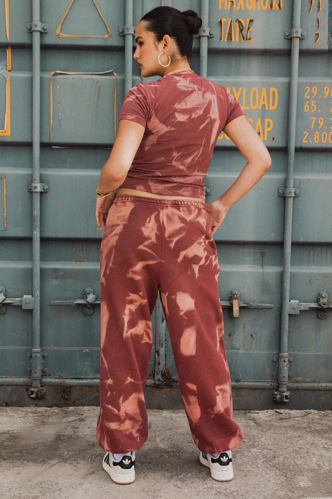 Shop Daisy Street Daisy Street x Paul Frank Spray Effect Joggers Sweatpants for women – premium loungewear and festival fashion at Spoiled Brat