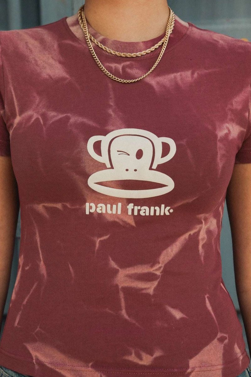 Shop Daisy Street Paul Frank x Daisy Street Spray Effect Shrunken Tee T-Shirt for women – premium loungewear and festival fashion at Spoiled Brat