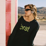 Shop Daydreamer LA Daydreamer LA CHARLI XCX Brat Long Sleeve Tee T-Shirt for women – premium loungewear and festival fashion at Spoiled Brat