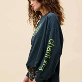 Shop Daydreamer LA Daydreamer LA CHARLI XCX Brat Long Sleeve Tee T-Shirt for women – premium loungewear and festival fashion at Spoiled Brat