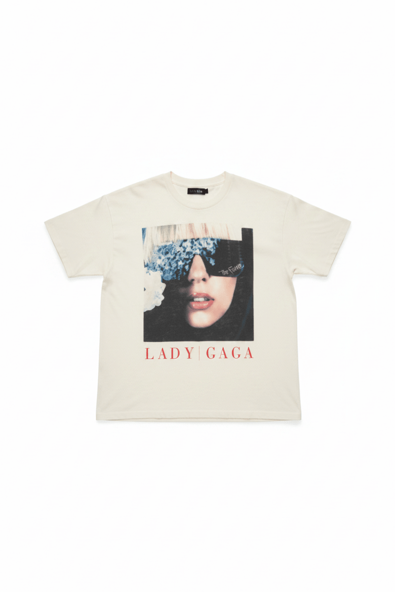 Shop Daydreamer LA Daydreamer LA Lady Gaga The Fame Merch Tee T-Shirt for women – premium loungewear and festival fashion at Spoiled Brat