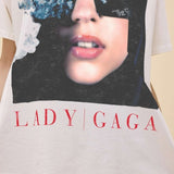 Shop Daydreamer LA Daydreamer LA Lady Gaga The Fame Merch Tee T-Shirt for women – premium loungewear and festival fashion at Spoiled Brat